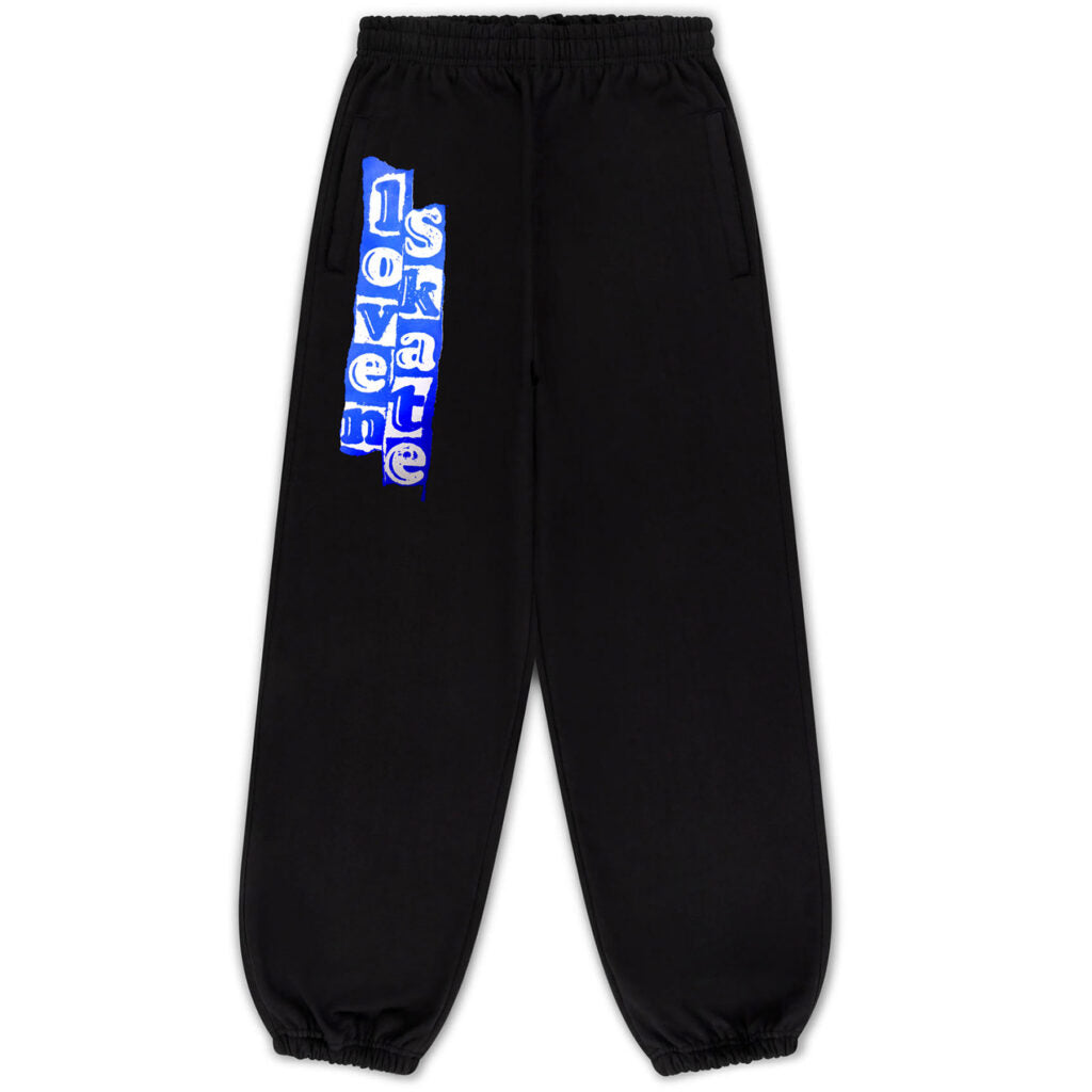 Lovenskate Tear Logo Joggers - Black