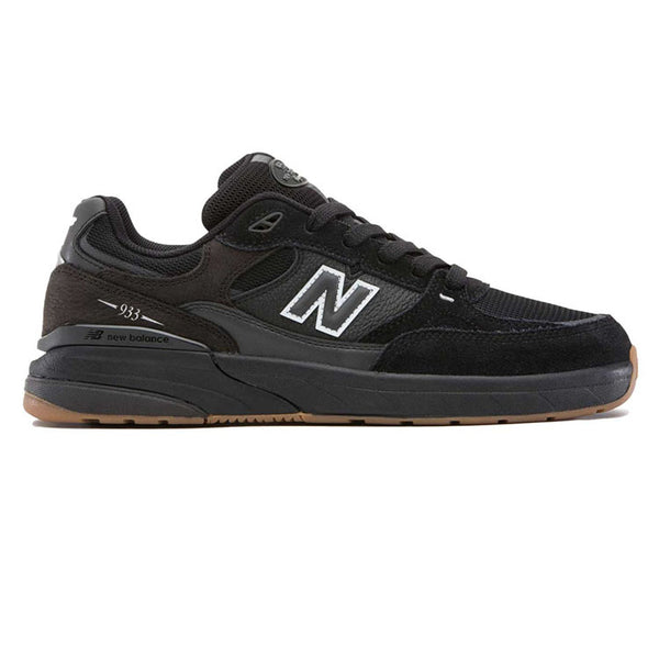 New Balance Numeric 933 Andrew Reynolds Skateboard Shoes - Black/Black