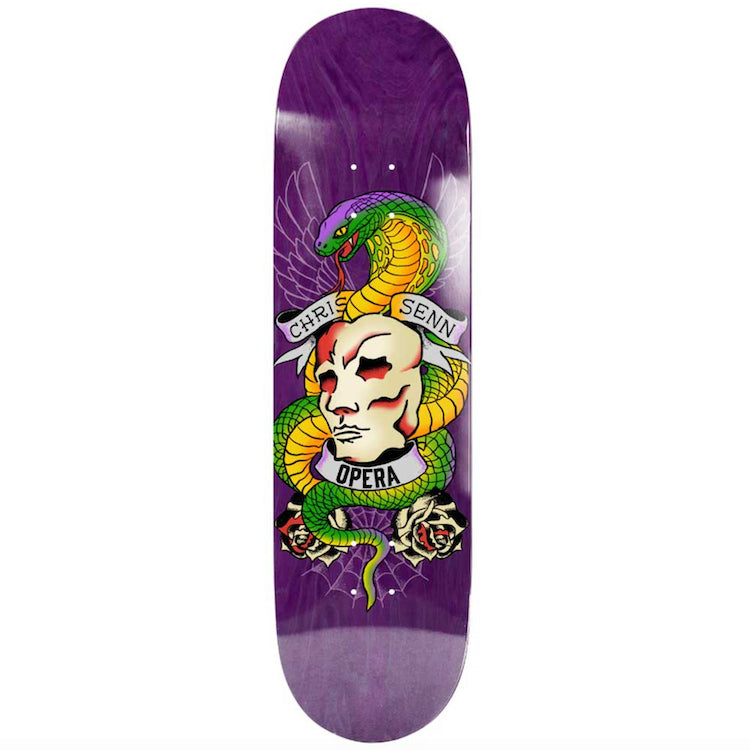 Opera Skateboards Chris Senn Guest Skateboard Deck - 8.75