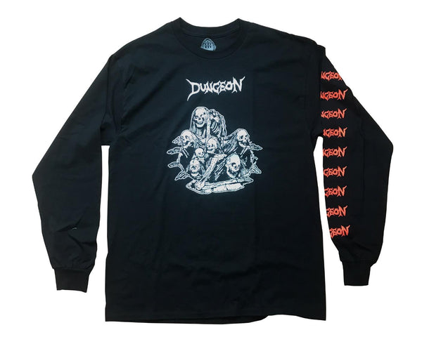 Dungeon Pit Long Sleeve T-Shirt - Black