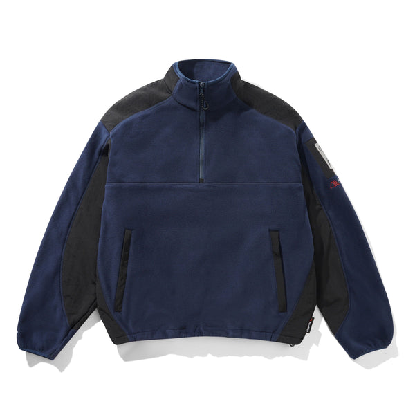 Butter Goods Polartec 1/4 Zip Pullover - Navy