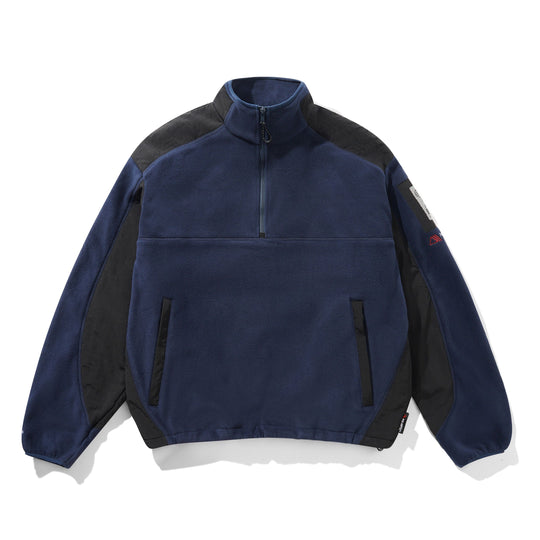 Butter Goods Polartec 1/4 Zip Pullover - Navy