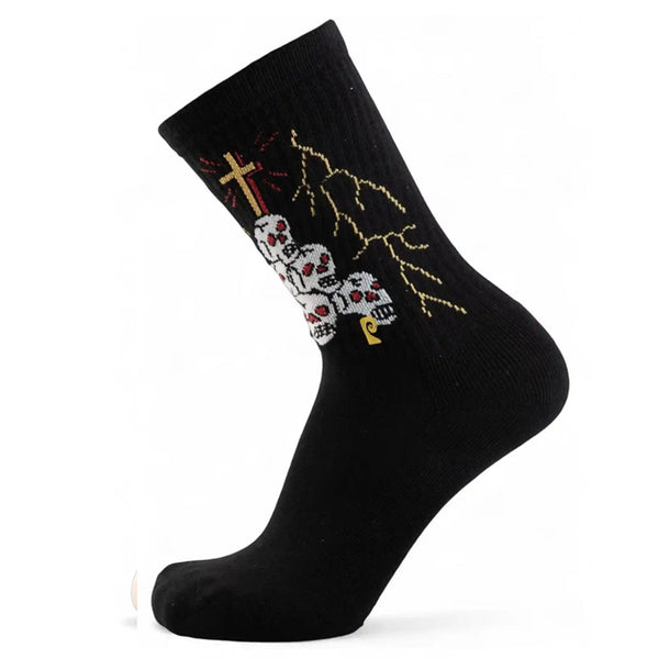 Psockadelic Dying To Live Socks - Black