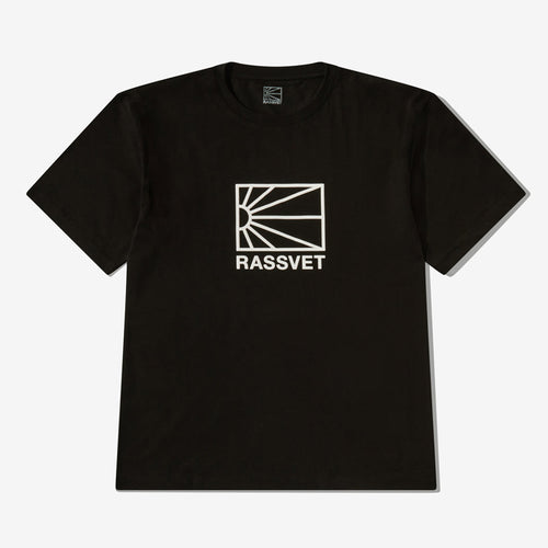 Rassvet Big Logo Tee Shirt - Black