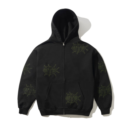 Butter Goods Roach Zip-Thru Hood - Black