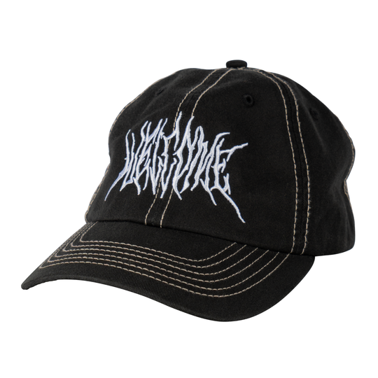 Welcome Skateboards Caste Unstructured Contrast-Stitch Hat - Black / White