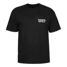 Suicidal Skates Pool Skater T-Shirt - Black / White