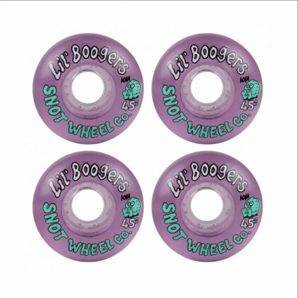 Snot Wheel Co Lil Boogers 45MM 101A - Clear Purple