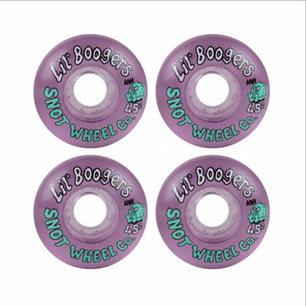 Snot Wheel Co Lil Boogers 45MM 101A - Clear Purple