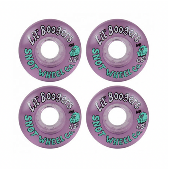 Snot Wheel Co Lil Boogers 45MM 101A - Clear Purple