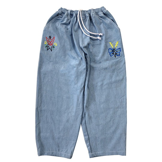 Sex Skateboards Lil Devil Baggy Denim Pant - Blue