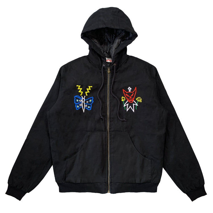 Sex Skateboards Lil Devil Canvas Jacket - Black