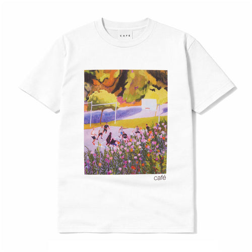 Skateboard Cafe Courts Tee - White