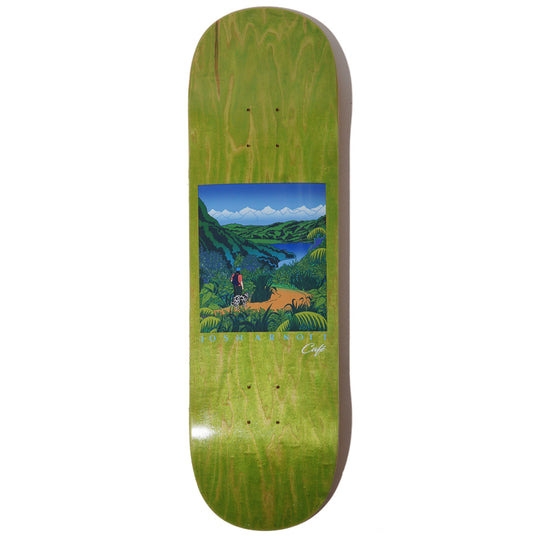 Skateboard Cafe Mountains Deck Josh Arnott Pro Deck - 8.5 (C2 Shape) Green Stain