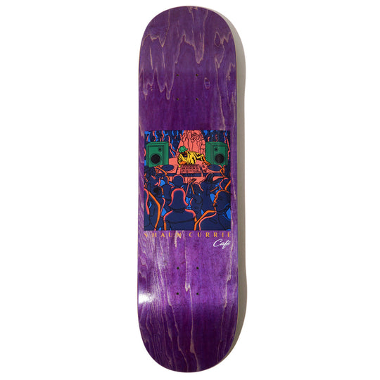 Skateboard Cafe Premier Shaun Currie Pro Deck - 8.375 (C2 Shape) Purple Stain