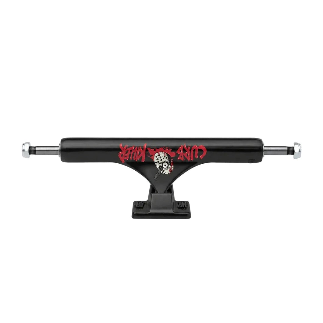 Slappy Trucks ST1 Curb Killer II Hollow Inverted KP Skateboard Trucks - 8.5 (Matte Black)