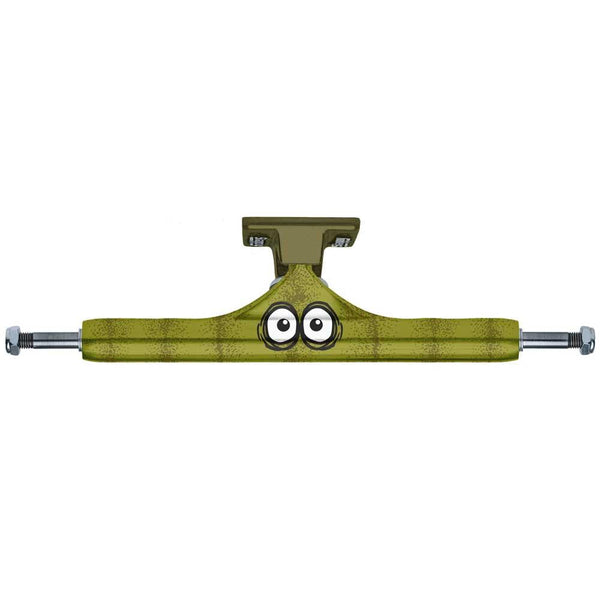 SlappyTrucks x Heroin Pickle ST1 Hollow Skateboard Truck  - 10.5 (Pickle Green)