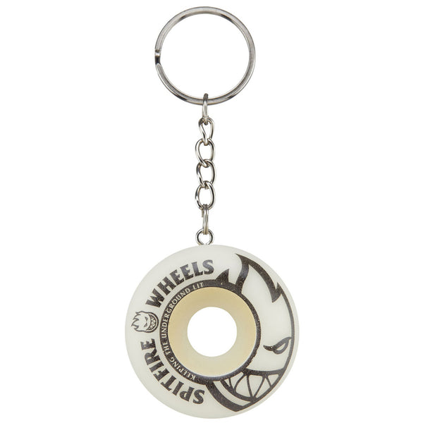 Spitfire Key Chain Big Head Wheel Natural