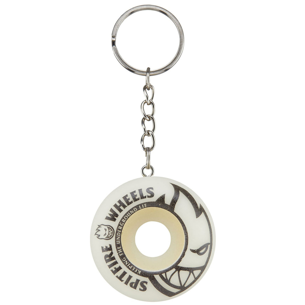 Spitfire Key Chain Big Head Wheel Natural