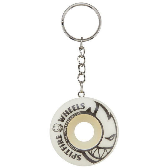Spitfire Key Chain Big Head Wheel Natural