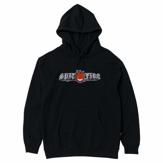 Spitfire Wheels Old E Drop Bighead Emb Hoodie - Black