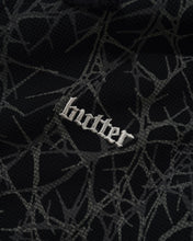 Butter Goods Thorn Camo Waffle Zip-Thru Hood - Black