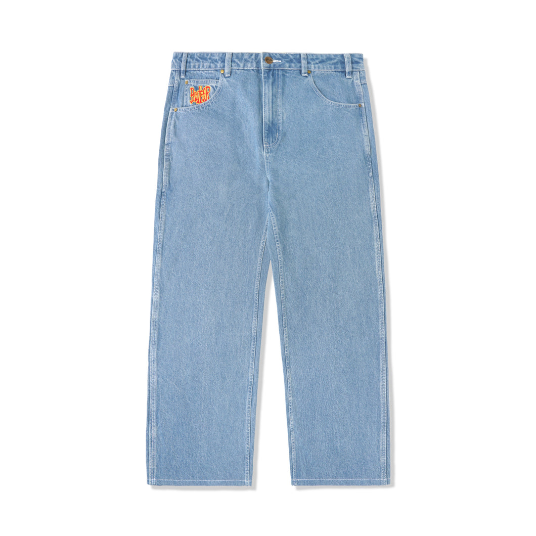 Denim pants sales with patches