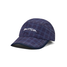 Butter Goods Trace 4 Panel Cap - Plaid Navy