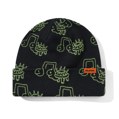 Butter Goods Turtle Beanie - Black