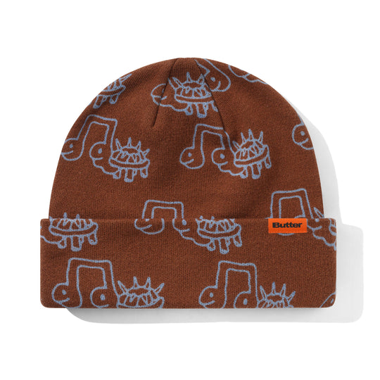 Butter Goods Turtle Beanie - Brown