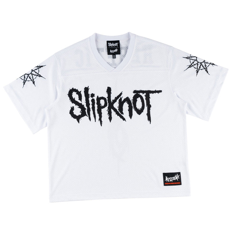 Welcome Skateboards X Slipknot Heretic Football Jersey - White