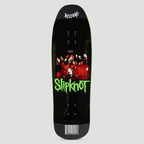 Welcome Skateboards X Slipknot Self - Titled Skateboard Deck - 9.67 (Black Green Dip)