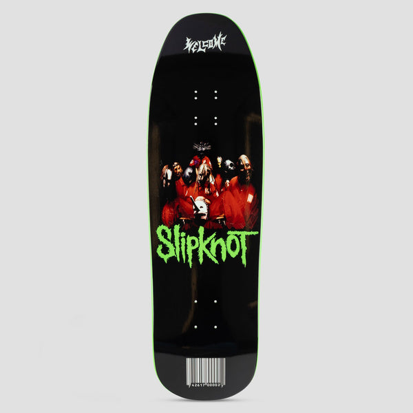 Welcome Skateboards X Slipknot Self - Titled Skateboard Deck - 9.67 (Black Green Dip)