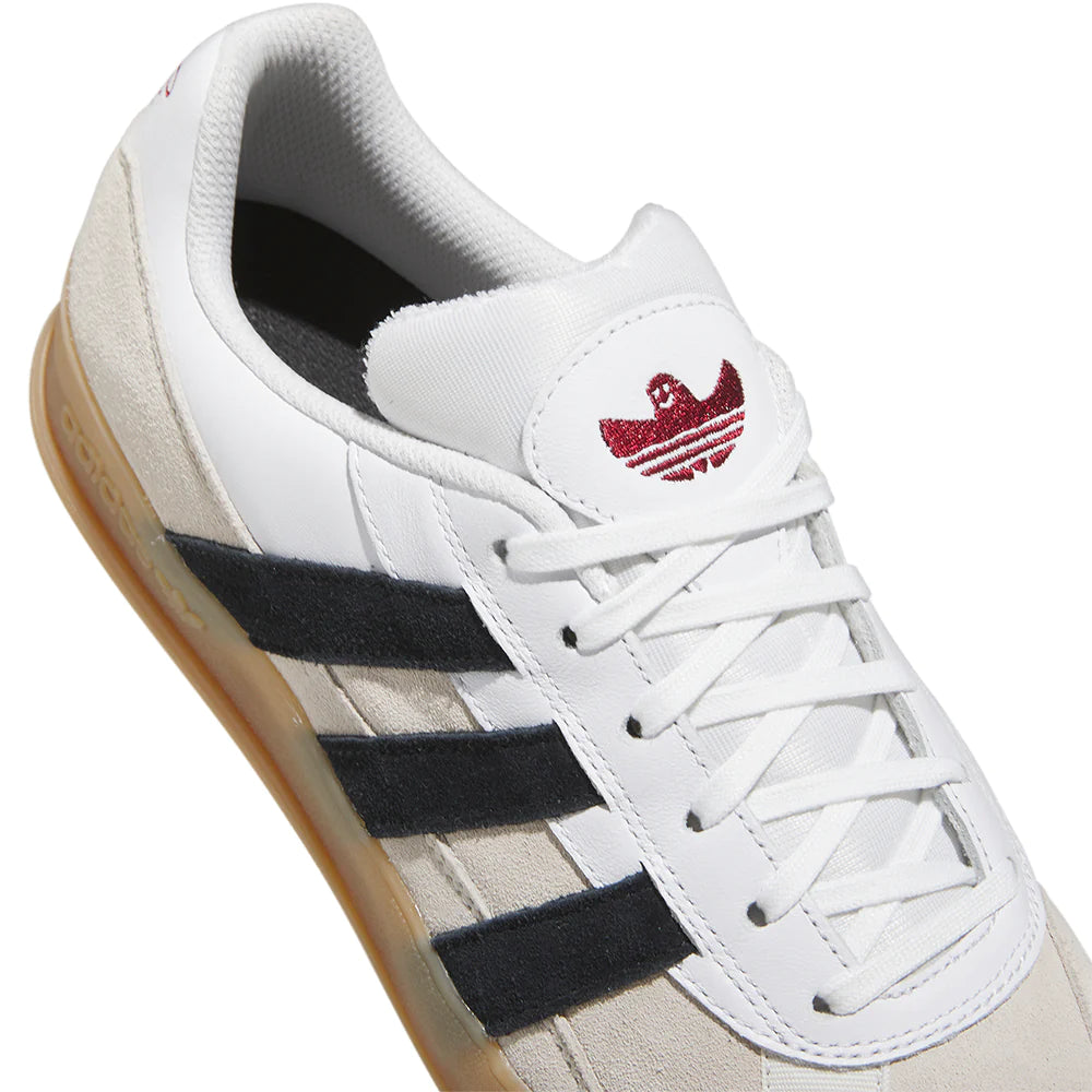 adidas Skateboarding Aloha Super Skate Shoes Cloud White Core Black Gum