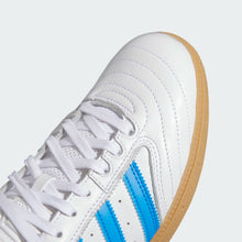 adidas Skateboarding Busenitz Pro Skate Shoes - Cloud White / Blue Bird / Gold Metallic