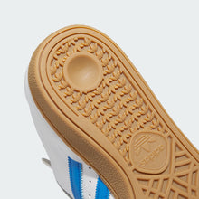 adidas Skateboarding Busenitz Pro Skate Shoes - Cloud White / Blue Bird / Gold Metallic