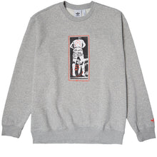 Adidas Skateboarding Shmoo Olymp Crewneck Sweatshirt - Heather Grey