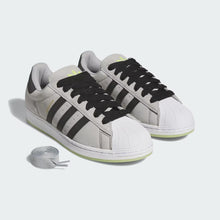 adidas Skateboarding Superstar ADV Skate Shoes - Grey Two / Core Black / Gold Metallic