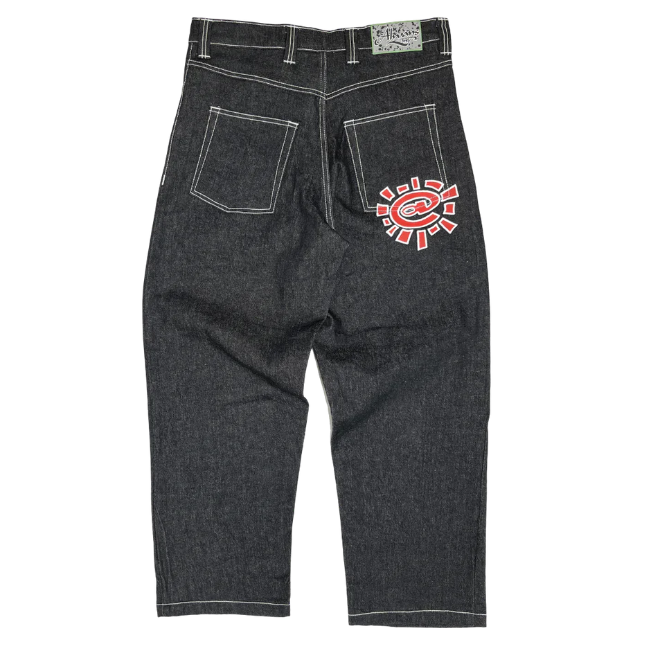 Always Do What You Should Do Sun Heavy Duty Unisex Denim Red Sun