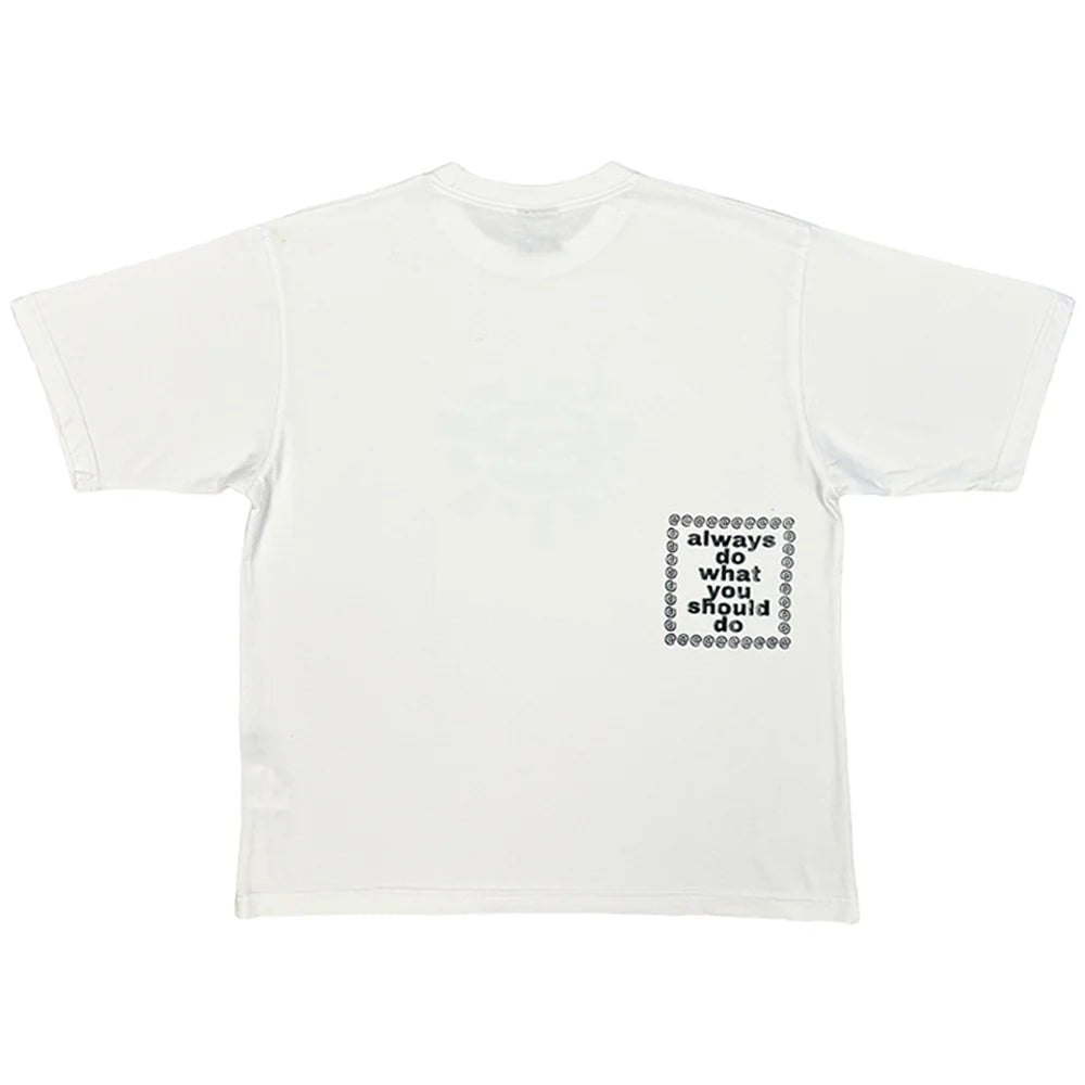 Always Do What You Should Do @sun T Shirt - White – Slugger