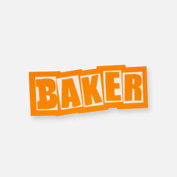 Baker Skateboards - Brand Logo Sticker - Orange
