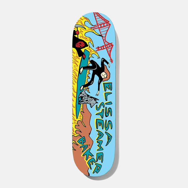 Baker Elissa Steamer Rippin Ranman Skateboard Deck - 8.25