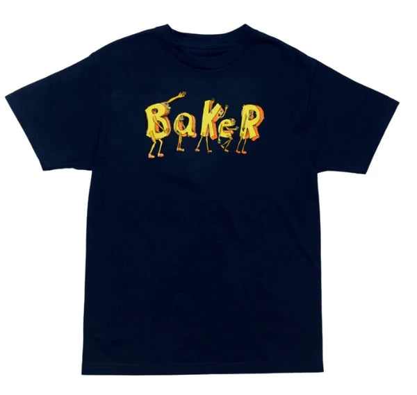 Baker Skateboards - Brand Logo Sticker - Yellow/Blue – Slugger Skate Store