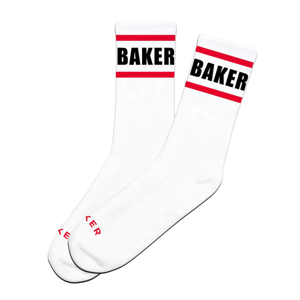 Baker Impact Socks - White (pair)