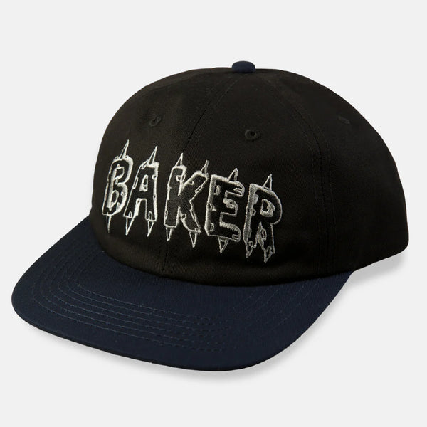Baker Spike Snapback Cap - Black / Navy