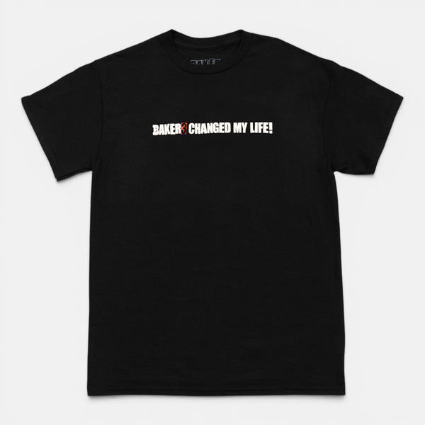 Baker Skateboards BAKER 3 CHANGED MY LIFE Tee - Black