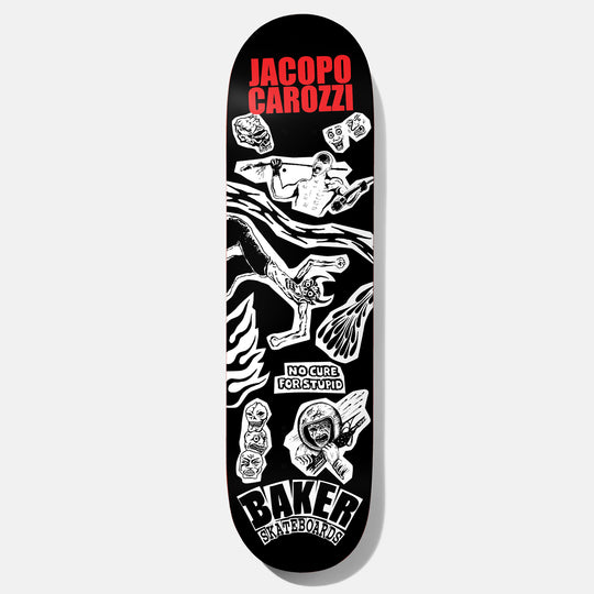 Baker Skateboards Jacopo Carozzi Divine Evil Skateboard Deck - 8.25