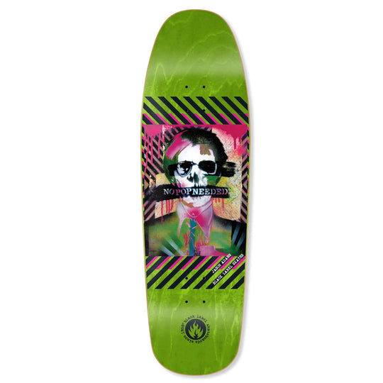 Black Label Skateboards Jason Adams No Pop Deck - 9.625 Max Shape - Assorted Stains