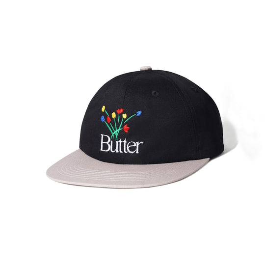 Butter Goods - Bouquet 6 Panel Cap Black / Tan