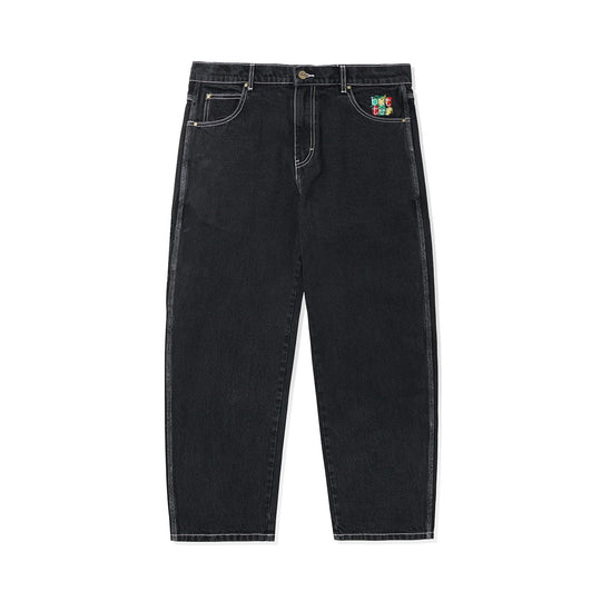 Butter Goods Scribble Denim Pants - Flat Black
